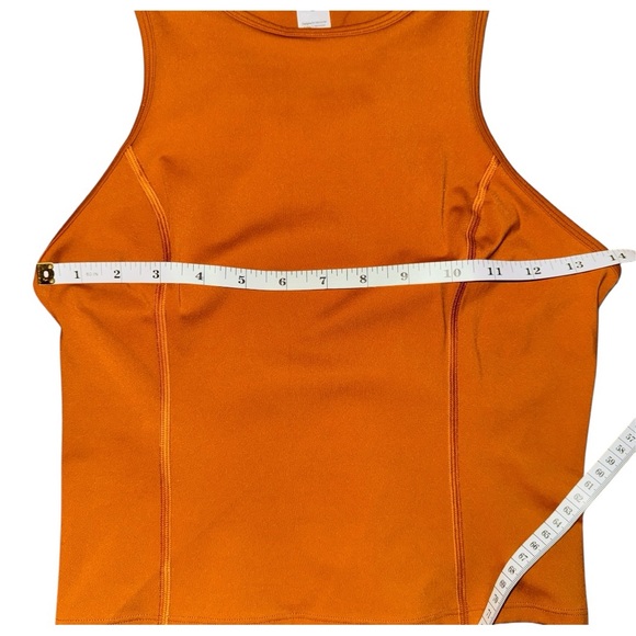 Lululemon Nulux Racerback Cropped Run Tank Top, Butternut Brown, Size 6 NWT - Picture 3 of 5